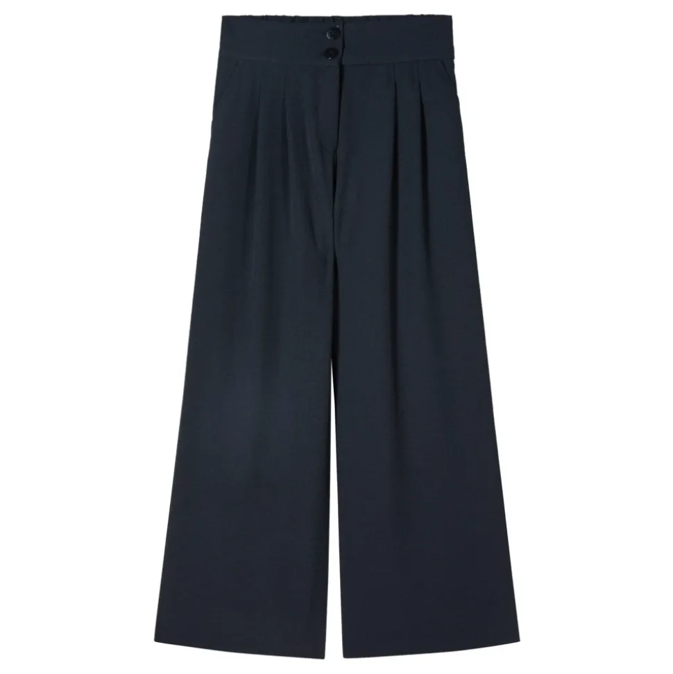 Pantalon Confortable Noir Décontracté