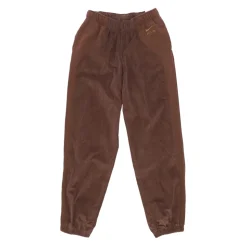 Pantalon de jogging côtelé en molleton taille haute