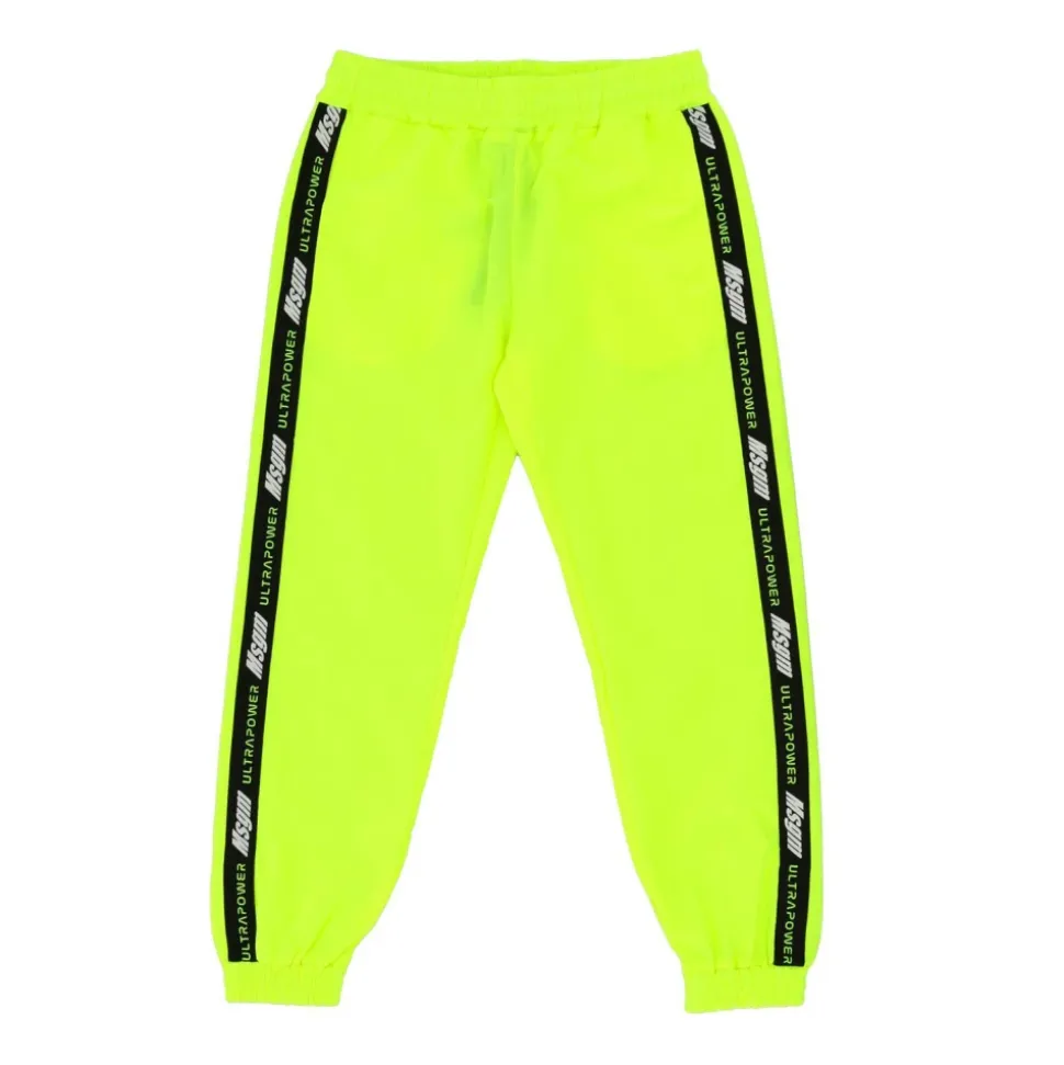 Pantalon de jogging jaune fluorescent
