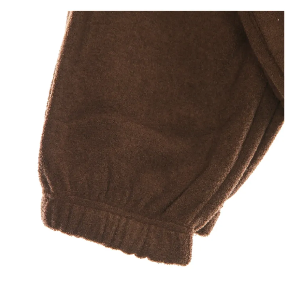 Pantalon de survêtement en molleton à taille haute