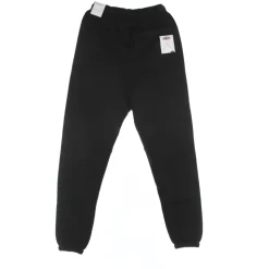 Pantalon de Survêtement en Molleton Sport Noir/Blanc