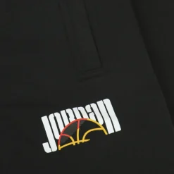 Pantalon de Survêtement en Molleton Sport Noir/Blanc