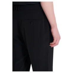 Pantalon droit en crêpe
