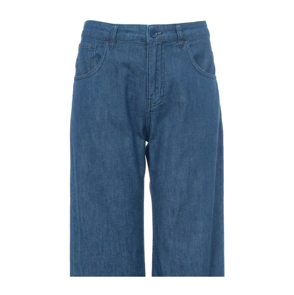 Pantalon droit en denim