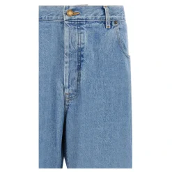 Pantalon droit en denim selvedge