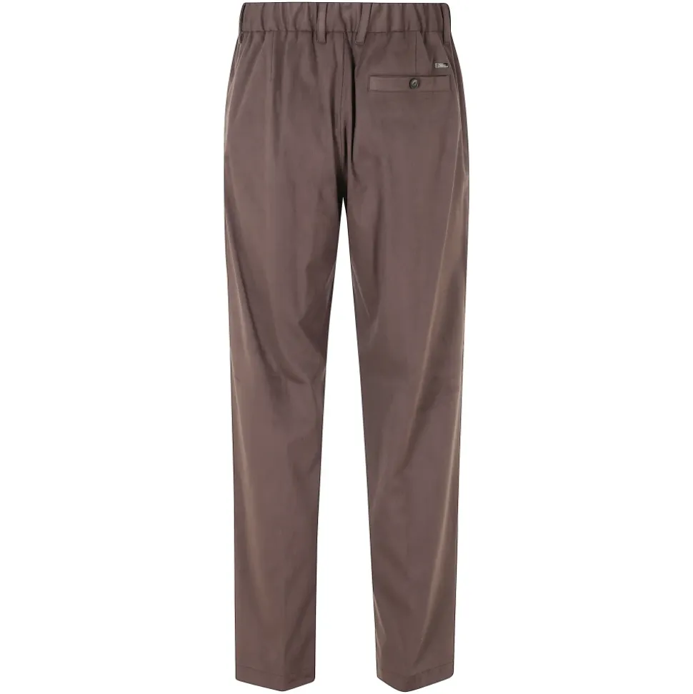 Pantalon effet daim à cordon