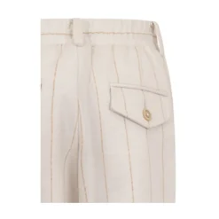 Pantalon en jersey à rayures