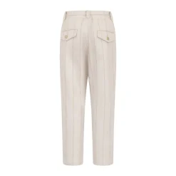 Pantalon en jersey à rayures