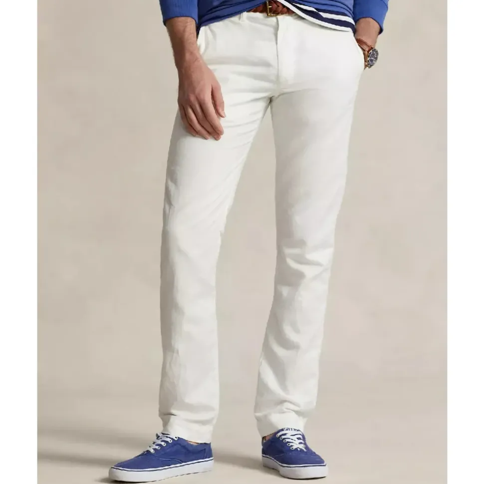 Pantalon en lin et coton Straight Fit