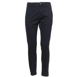 Pantalon en mélange coton avec poches américaines