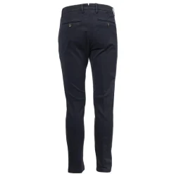 Pantalon en mélange coton avec poches américaines