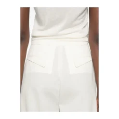 Pantalon en tissu gabardine