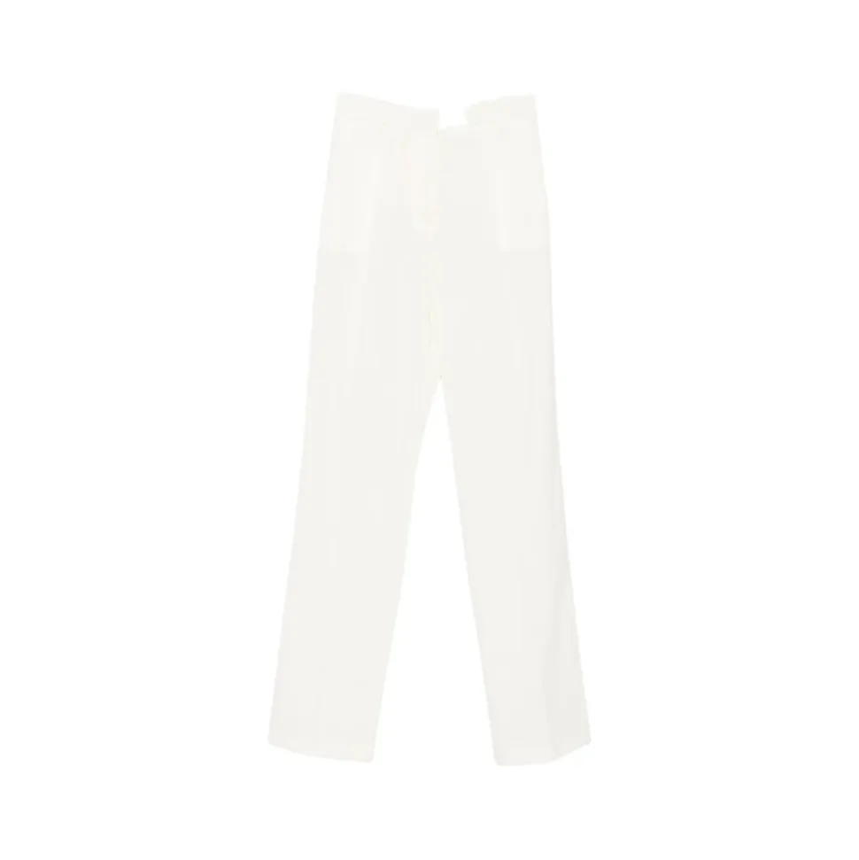 Pantalon en tissu gabardine