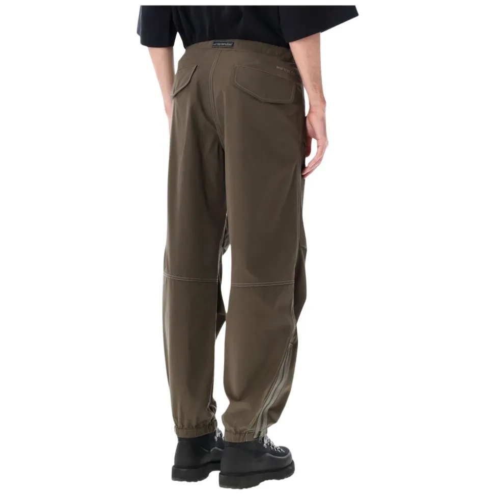 Pantalon 95 High Count Cloth avec Zip Latéral à l'Ourlet