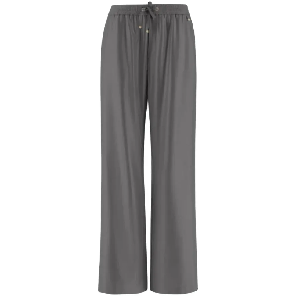 Pantalon Laminé à Cordon de Serrage
