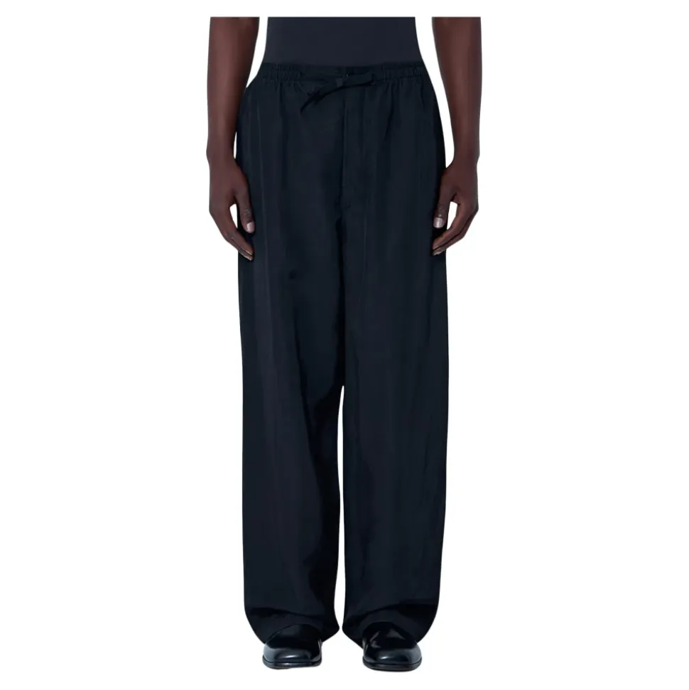 Pantalon Large à Cordon de Serrage