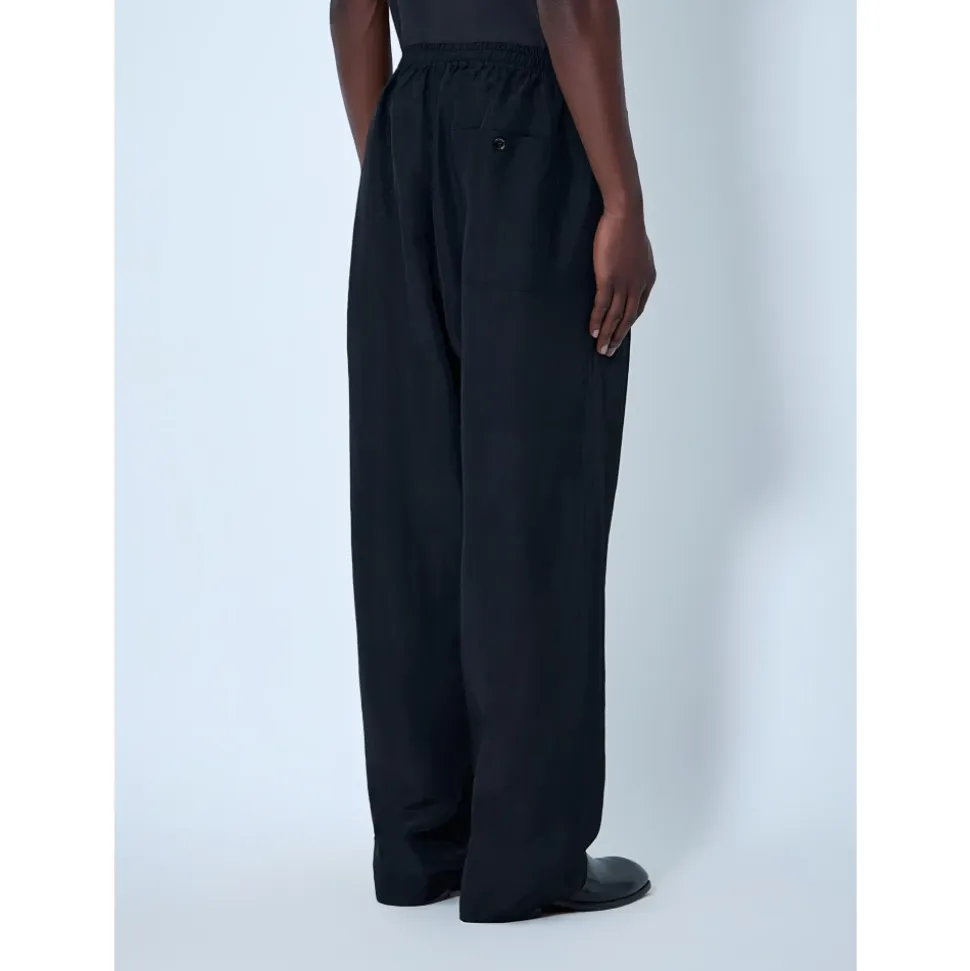 Pantalon Large à Cordon de Serrage