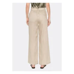 Pantalon large en lin