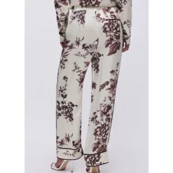 Pantalon Large en Viscose Satinée
