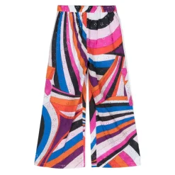 Pantalon Large Imprimé Iride Multicolore