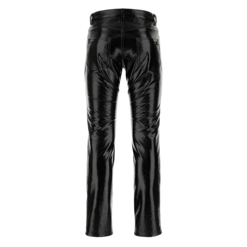 Pantalon Noir en Vinyle