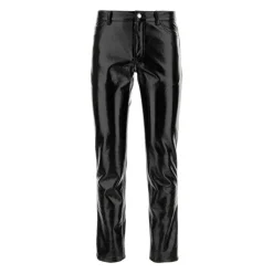 Pantalon Noir en Vinyle