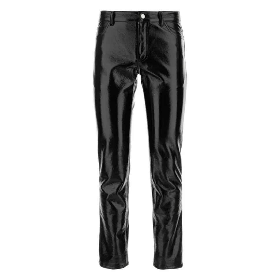 Pantalon Noir en Vinyle