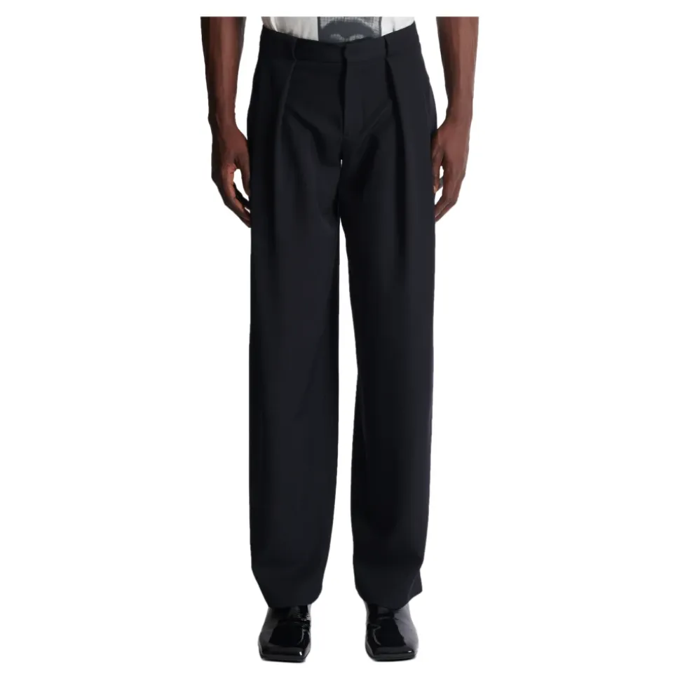Pantalon Plissé Grain de Poudre