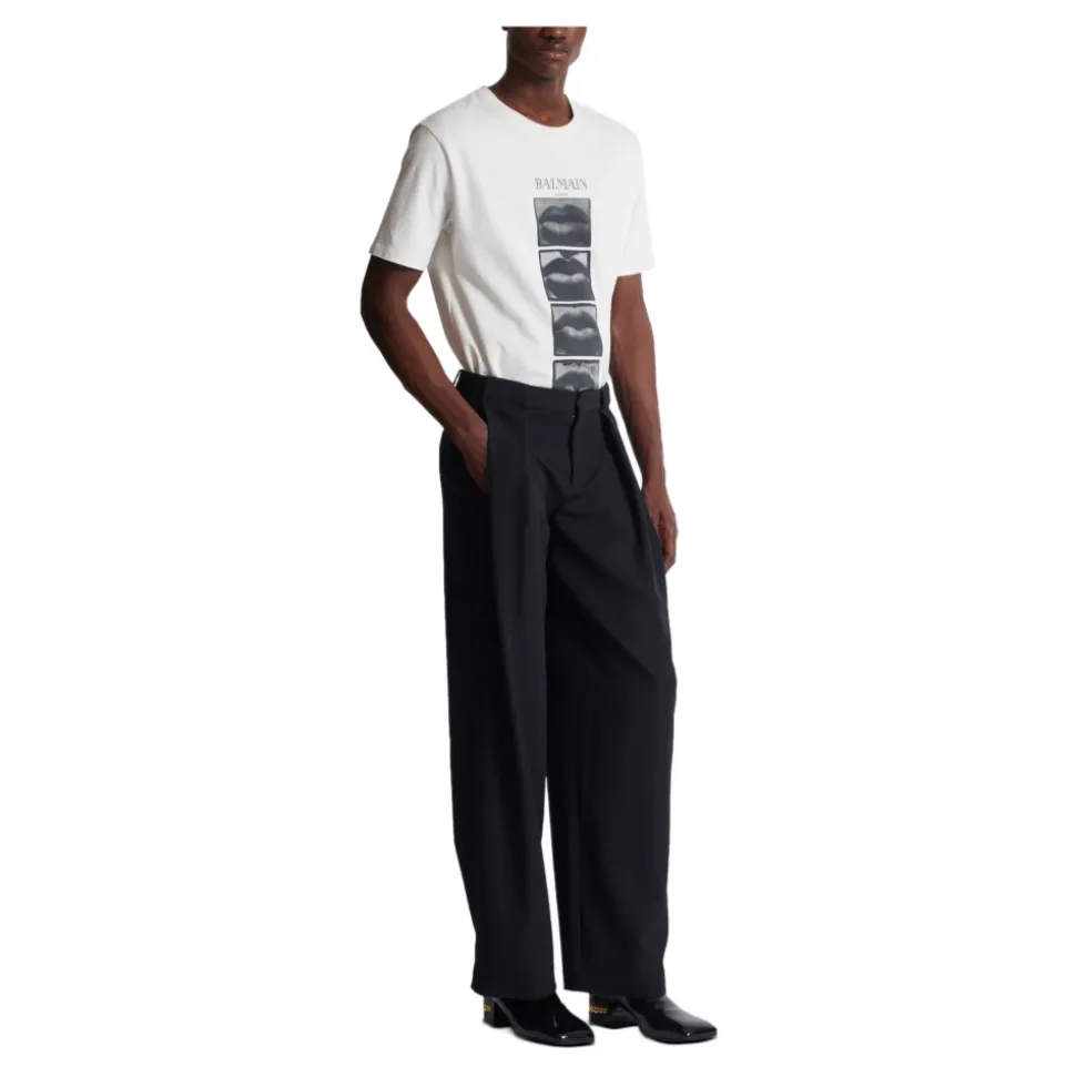 Pantalon Plissé Grain de Poudre