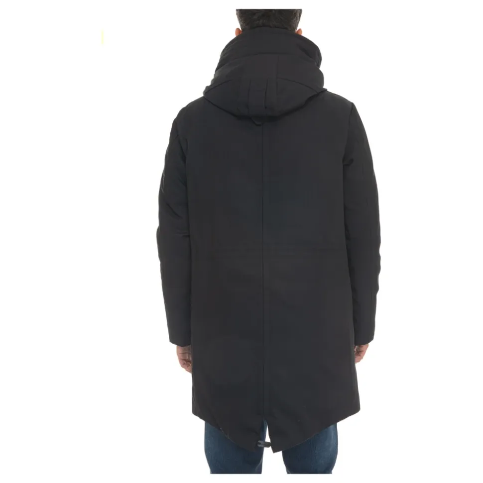 Parka en Fourrure avec Fermeture Éclair