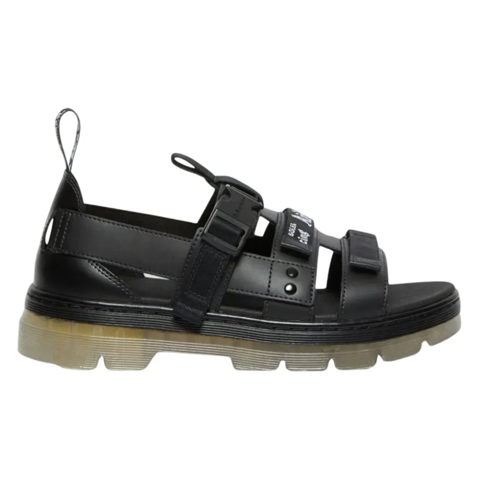 Pearson Kiev Sandale Cuir Boucles Caoutchouc