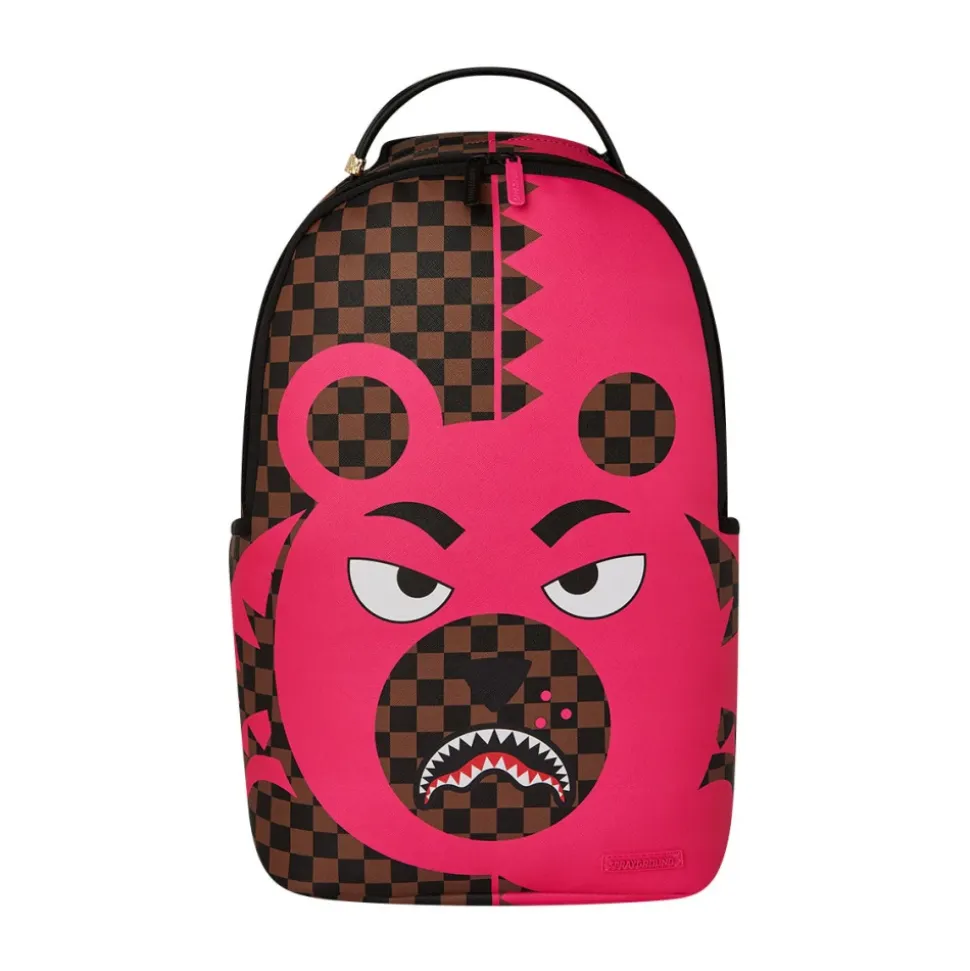 Pink Bear Shark Backpack