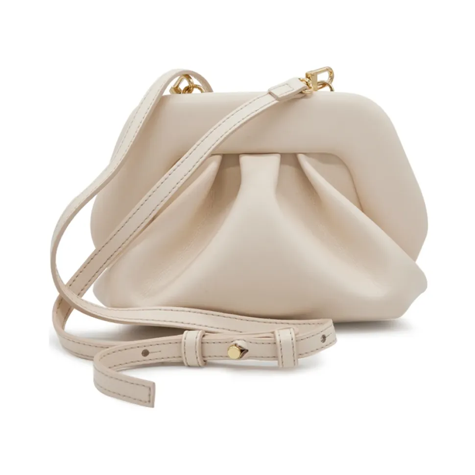 Pochette en cuir vegan avec bandoulière réglable