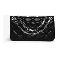 Pochette Matelassée en Cuir Monogramme avec Chaîne