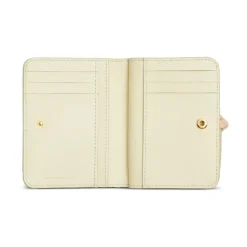 Pochette Zippée en Cuir Saffiano