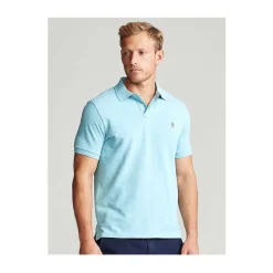 Polo Bleu Clair avec Col