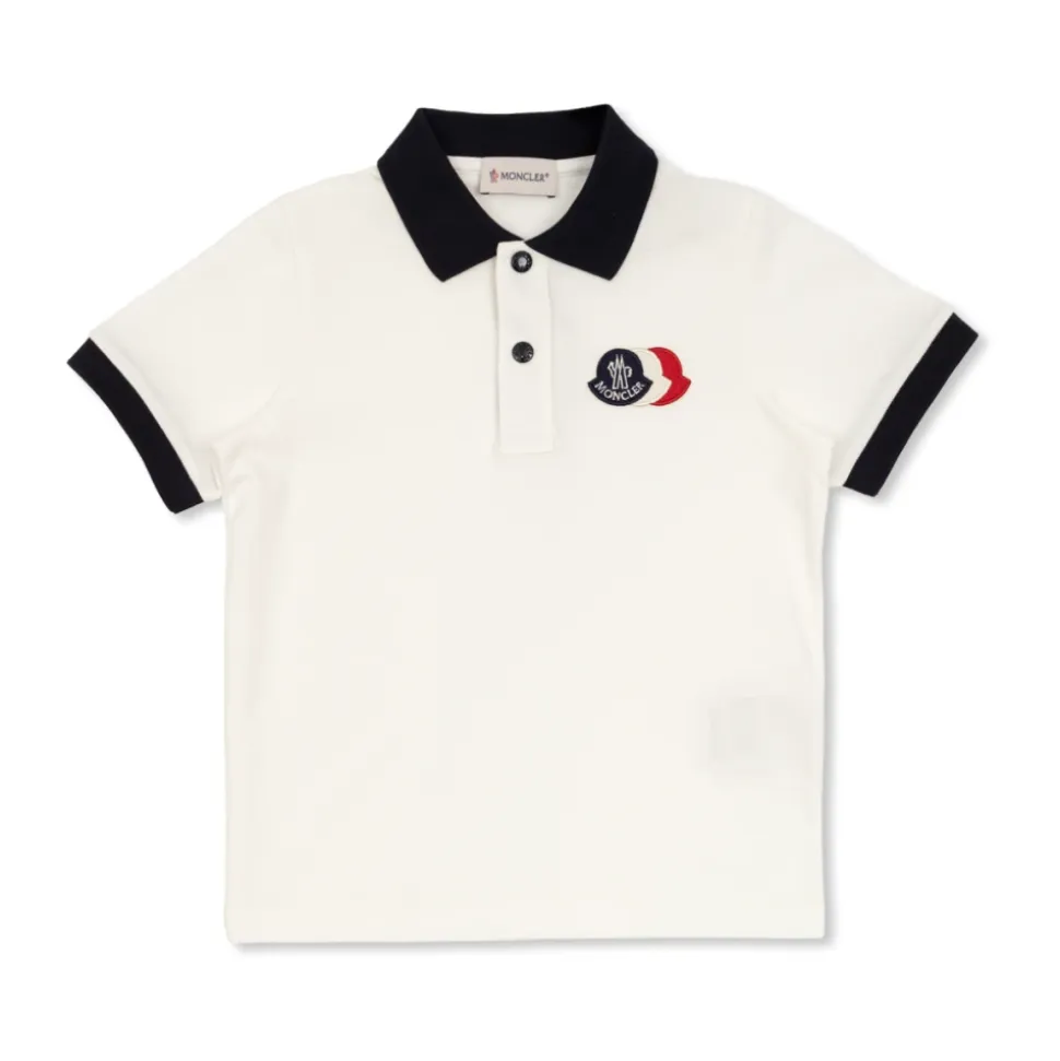 Polo en coton avec écusson logo