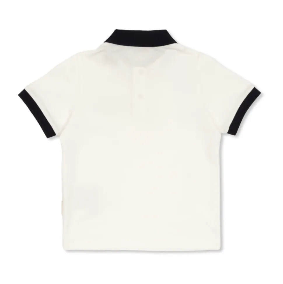 Polo en coton avec écusson logo