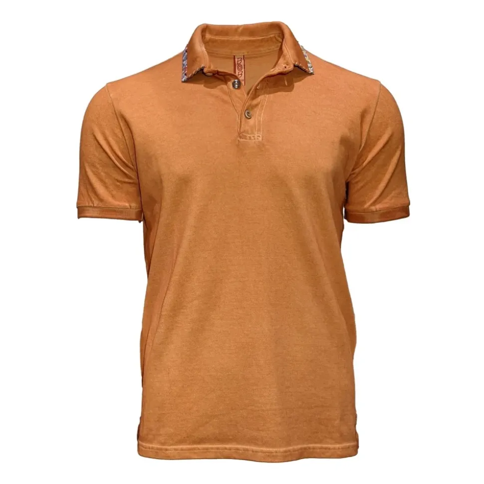 Polo en Coton Rustique