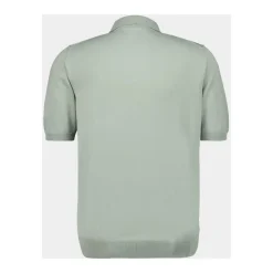 Polo en Coton Vert Sauge