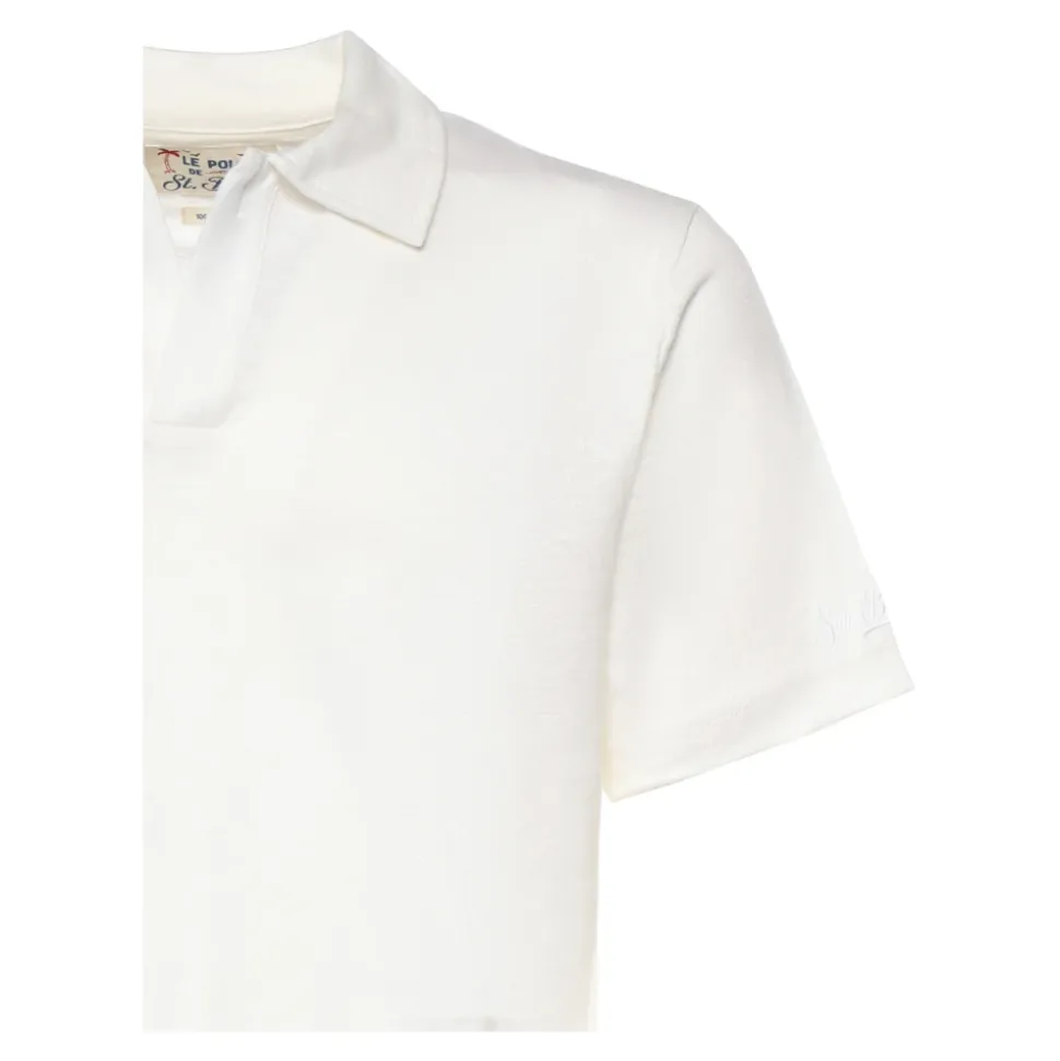 Polo en jersey de lin