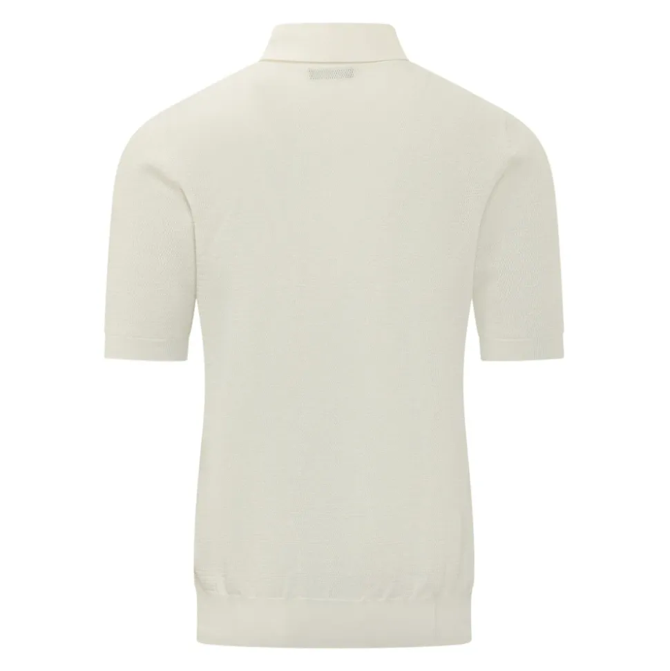 Polo en maille perforée