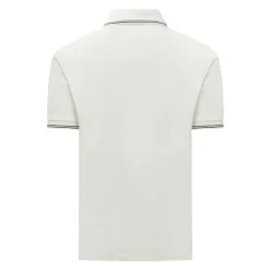 Polo à finitions rayées
