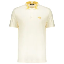 Polo Élégant à Col Contrastant