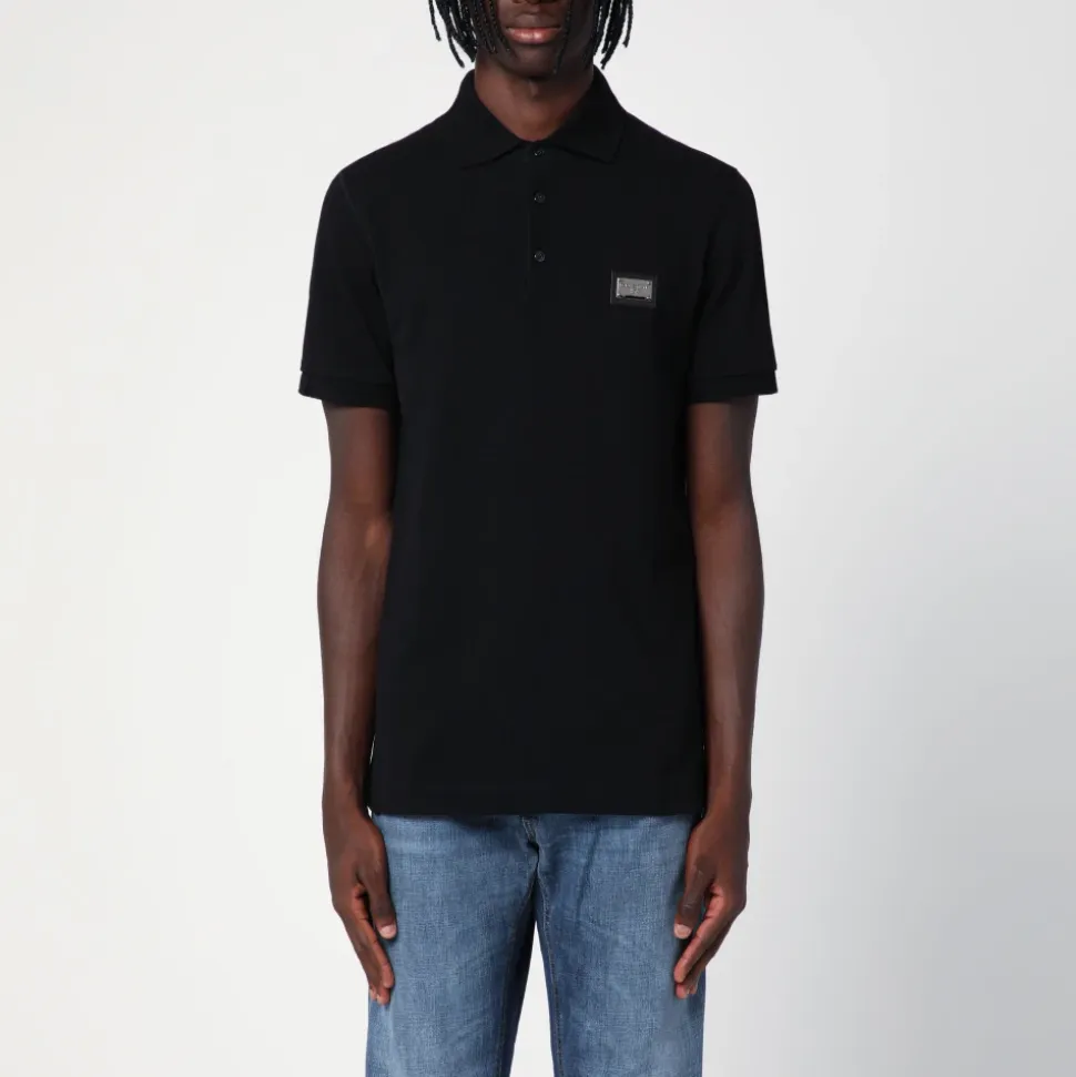 Polo-shirt avec étiquette de marque