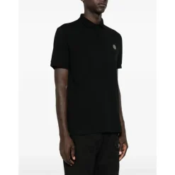 Polo Slim-Fit Noir SS25