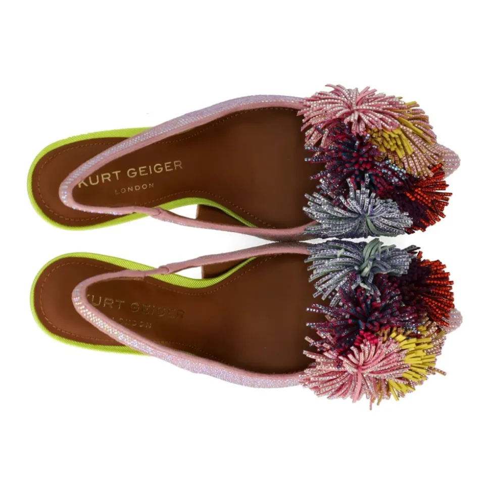 Pompe Slingback à Pompon