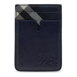 Porte-cartes en cuir avec logo