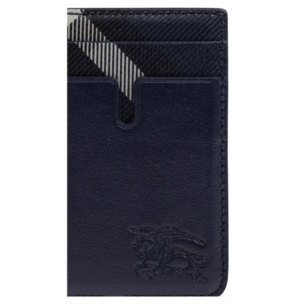 Porte-cartes en cuir avec logo
