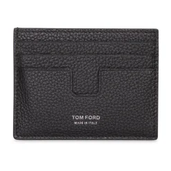 Porte-cartes en cuir grainé